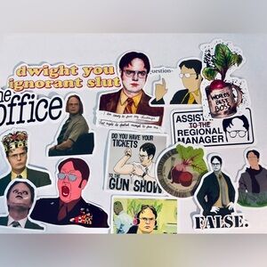 15 pcs The Office Sticker Set - Multicolor, NWT